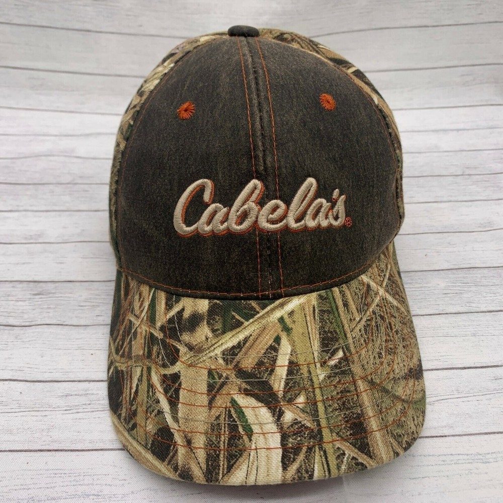 Cabela's Mens Camouflage Ball Cap Hat Adjustable Baseball Adjustable OSFM